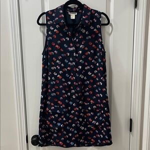 Artisan Ny Navy Floral Mini Dress